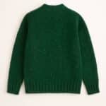 Aran Woollen Mills Ladies Donegal Cardigan Side Pockets Valley Green - La Vie en Rose Damesmode