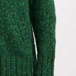 Aran Woollen Mills Ladies Donegal Cardigan Side Pockets Valley Green - La Vie en Rose Damesmode