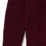 Aran Woollen Mills Ladies Donegal Cardigan Side Pockets Winter Berry - La Vie en Rose Damesmode