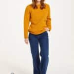 Aran Woollen Mills Ladies Roll Neck Raglan Crew Starfish - La Vie en Rose Damesmode