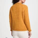 Aran Woollen Mills Ladies Roll Neck Raglan Crew Starfish - La Vie en Rose Damesmode