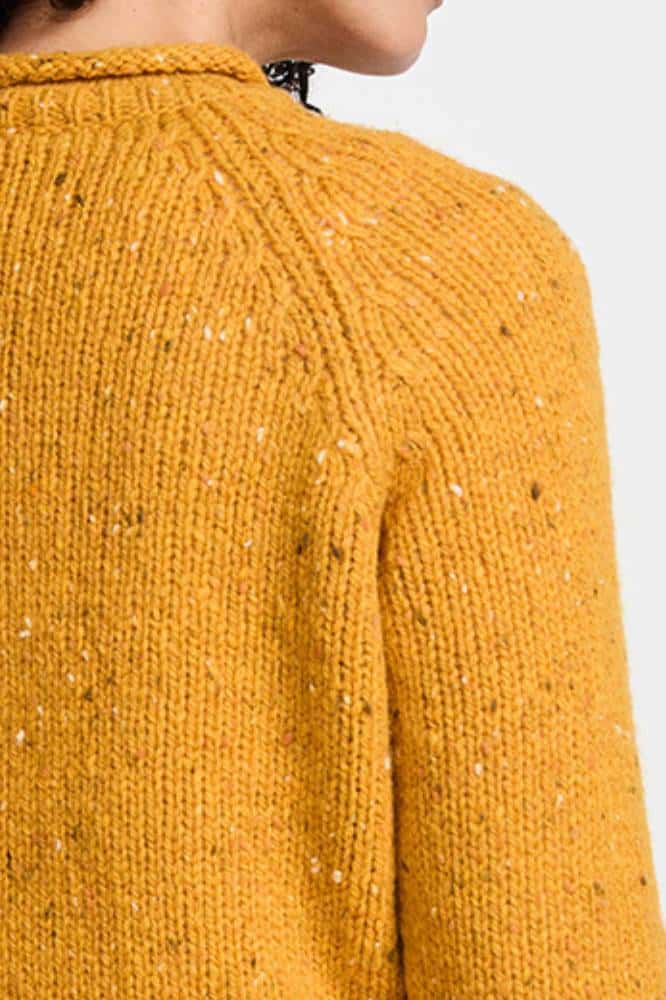 Aran Woollen Mills Ladies Roll Neck Raglan Crew Starfish - La Vie en Rose Damesmode