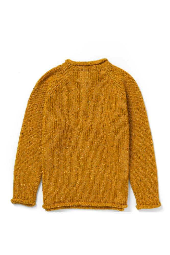 Aran Woollen Mills Ladies Roll Neck Raglan Crew Starfish - La Vie en Rose Damesmode