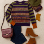 Eribé Stobo Fairisle Sweater Reversible - La Vie en Rose Damesmode