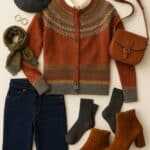 Eribé Alpine Cardigan Copperleaf - La Vie en Rose Damesmode