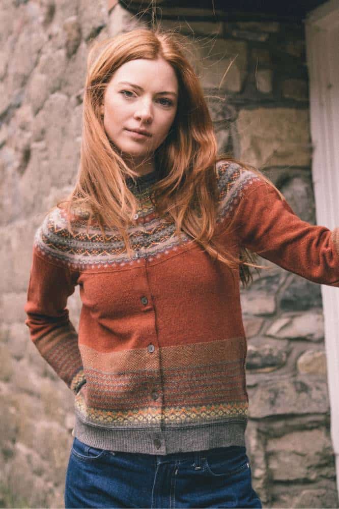 Eribé Alpine Cardigan Copperleaf - La Vie en Rose Damesmode