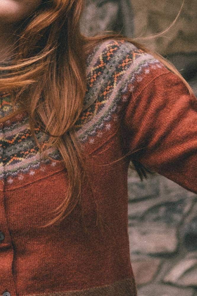 Eribé Alpine Cardigan Copperleaf - La Vie en Rose Damesmode