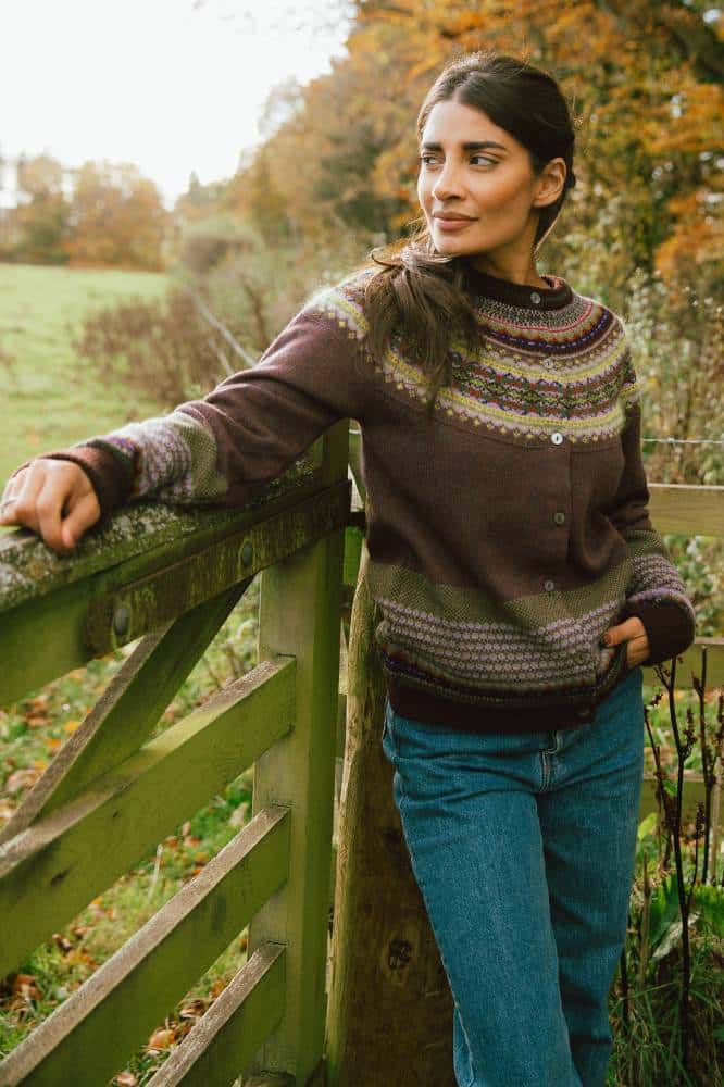 Eribé Alpine Cardigan Heather - La Vie en Rose Damesmode