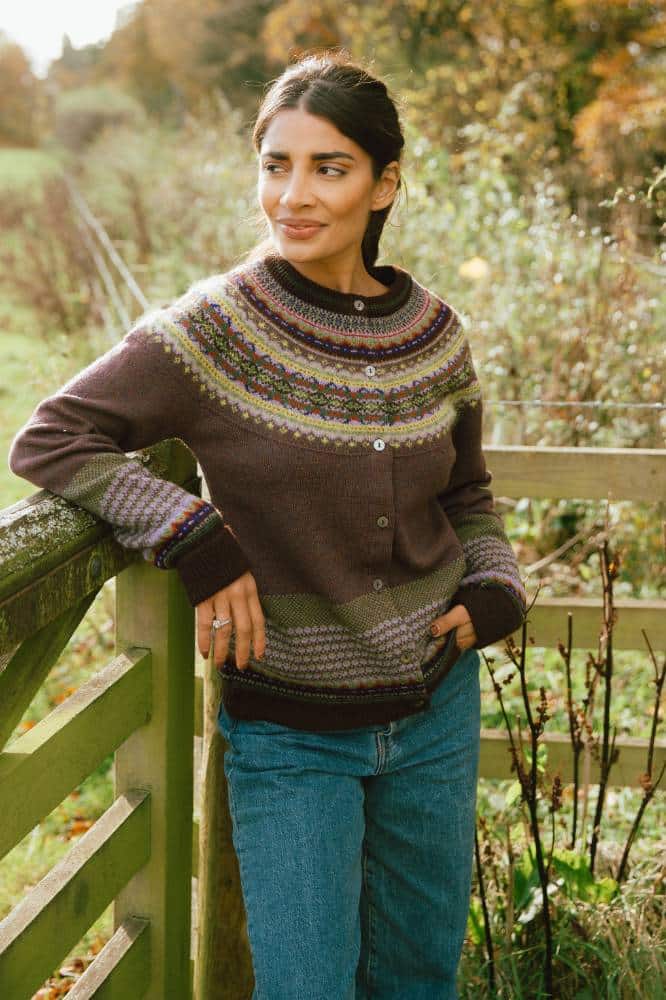 Eribé Alpine Cardigan Heather - La Vie en Rose Damesmode