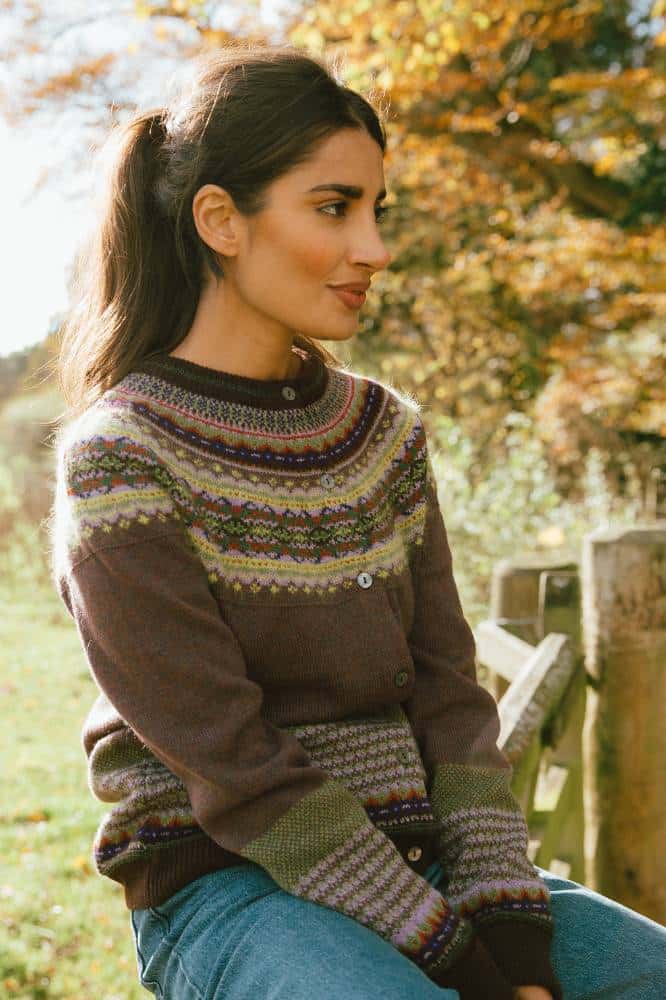 Eribé Alpine Cardigan Heather - La Vie en Rose Damesmode