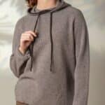 Eribé Corry Hoody Sweater Vole - La Vie en Rose Damesmode