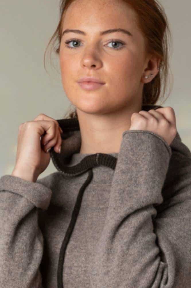 Eribé Corry Hoody Sweater Vole - La Vie en Rose Damesmode