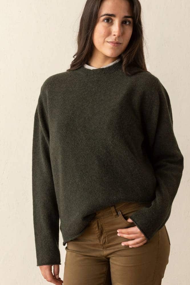 Eribé Corry T-Shirt Sweater Seaweed - La Vie en Rose Damesmode