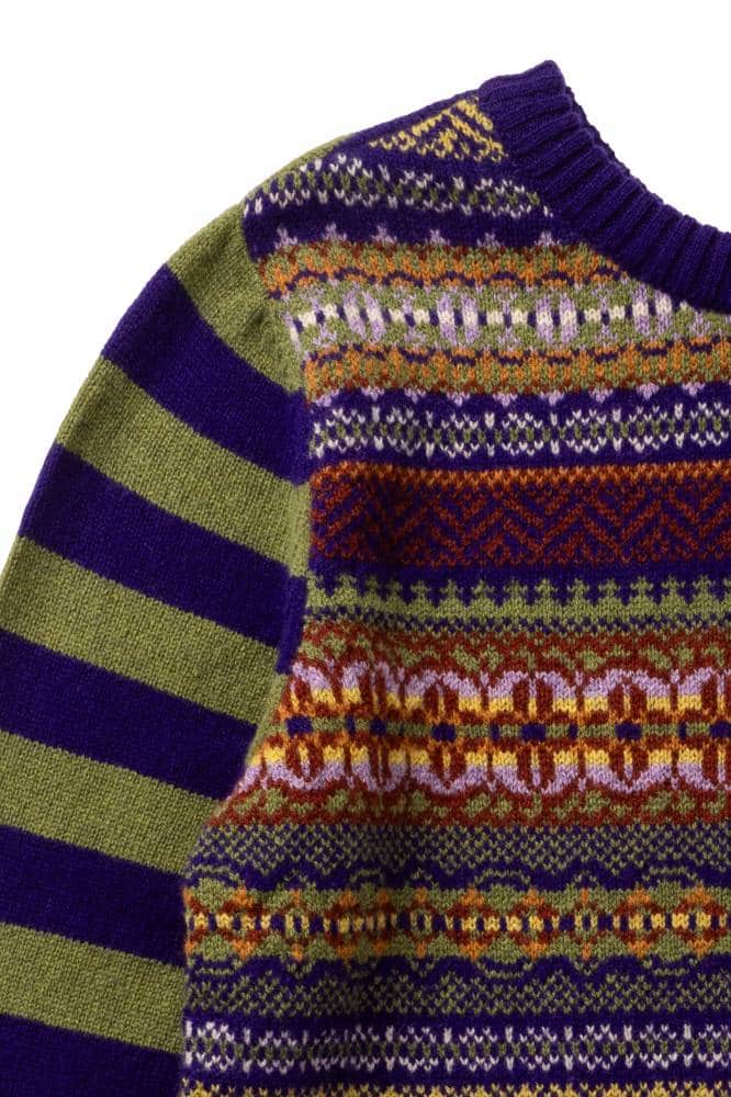 Eribé Stobo Fairisle Sweater Reversible - La Vie en Rose Damesmode