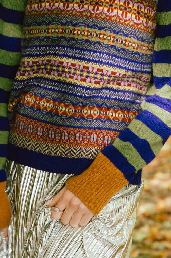 Eribé Stobo Fairisle Sweater Reversible - La Vie en Rose Damesmode