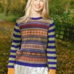 Eribé Stobo Fairisle Sweater Reversible - La Vie en Rose Damesmode