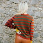 Eribé Stobo Stripe Sweater Harissa - La Vie en Rose Damesmode (1)