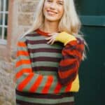 Eribé Stobo Stripe Sweater Harissa - La Vie en Rose Damesmode (1)