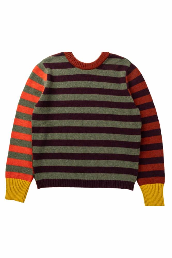 Eribé Stobo Stripe Sweater Harissa - La Vie en Rose Damesmode (1)