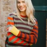 Eribé Stobo Stripe Sweater Harissa - La Vie en Rose Damesmode (1)