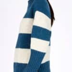 IrelandsEye Arna Stripe Funnel Neck - La Vie en Rose Damesmode