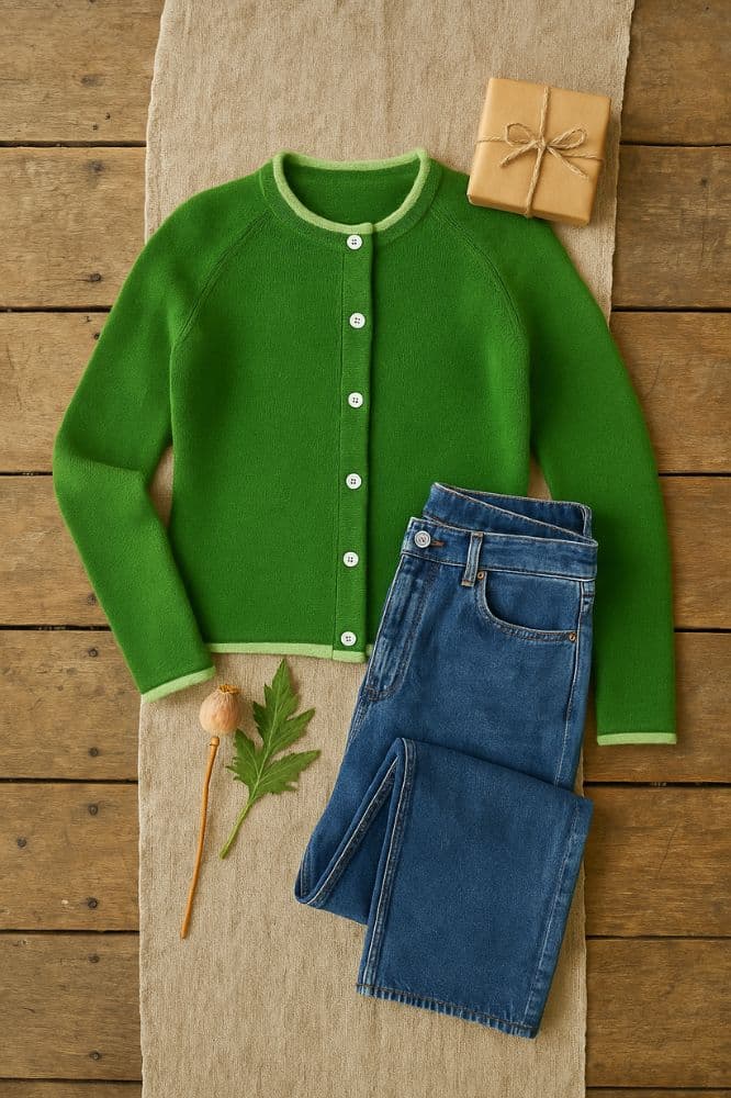 IrelandsEye Killiney Cardigan Meadow - La Vie en Rose Damesmode