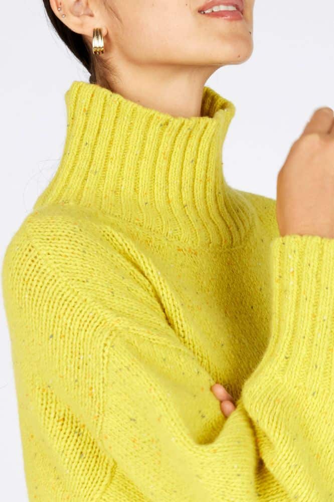 IrelandsEye The Paige Polo Neck Buttercup - La Vie en Rose Damesmode (1)