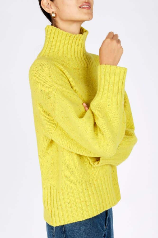 IrelandsEye The Paige Polo Neck Buttercup - La Vie en Rose Damesmode (1)