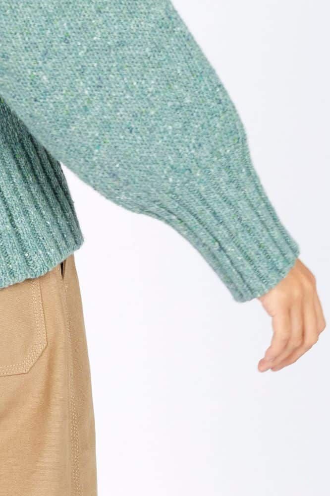 IrelandsEye The Paige Polo Neck Ocean Mist - La Vie en Rose Damesmode