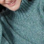 IrelandsEye The Paige Polo Neck Ocean Mist - La Vie en Rose Damesmode