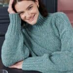 IrelandsEye The Paige Polo Neck Ocean Mist - La Vie en Rose Damesmode