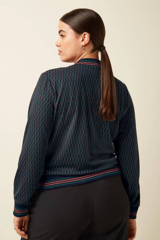 King Louie Bessie Jacket Spring Evening Blue- La Vie en Rose Damesmode