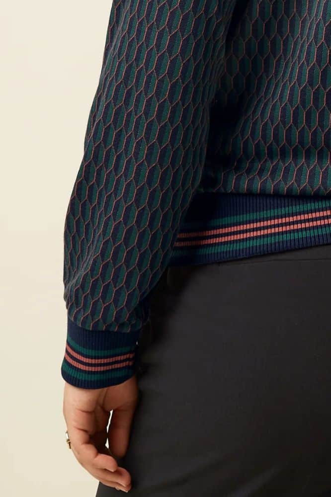 King Louie Bessie Jacket Spring Evening Blue- La Vie en Rose Damesmode