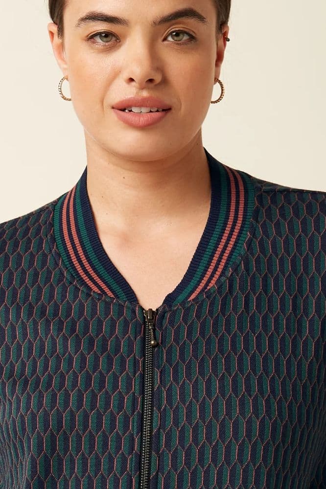 King Louie Bessie Jacket Spring Evening Blue- La Vie en Rose Damesmode