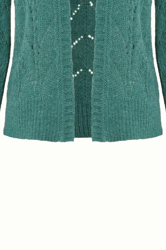 King Louie Blanca Cardi Orcia Smoke Green - La Vie en Rose Damesmode