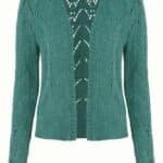 King Louie Blanca Cardi Orcia Smoke Green - La Vie en Rose Damesmode