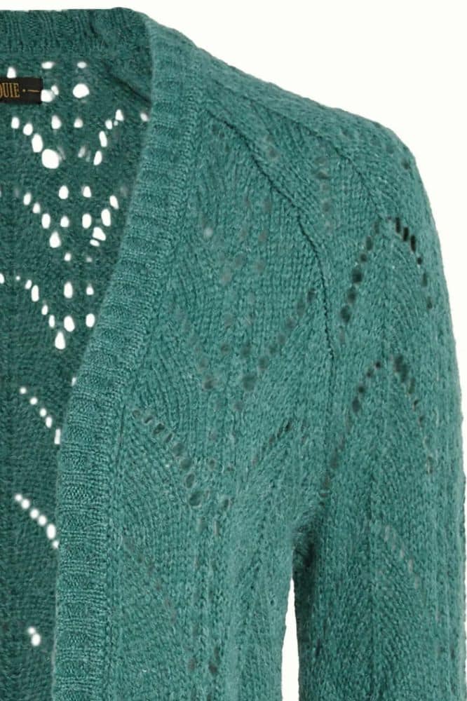 King Louie Blanca Cardi Orcia Smoke Green - La Vie en Rose Damesmode