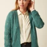 King Louie Blanca Cardi Orcia Smoke Green - La Vie en Rose Damesmode