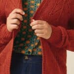 King Louie Blanca Cardi Orcia Spicy Brown - La Vie en Rose Damesmode