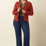 King Louie Blanca Cardi Orcia Spicy Brown - La Vie en Rose Damesmode