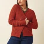 King Louie Blanca Cardi Orcia Spicy Brown - La Vie en Rose Damesmode