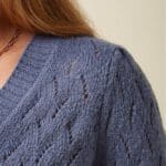 King Louie Cardi V Farfalle Shadow Blue - La Vie en Rose Damesmode