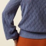 King Louie Cardi V Farfalle Shadow Blue - La Vie en Rose Damesmode