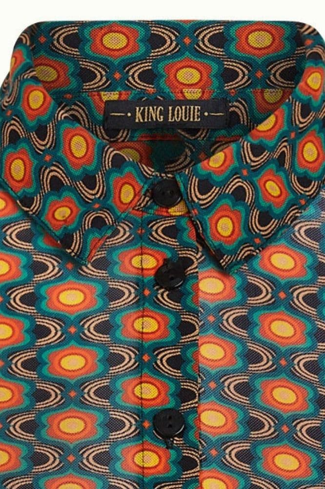 King Louie Carina Blouse Duper Mesh Multi Color - La Vie en Rose Damesmode