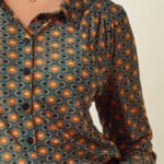 King Louie Carina Blouse Duper Mesh Multi Color - La Vie en Rose Damesmode