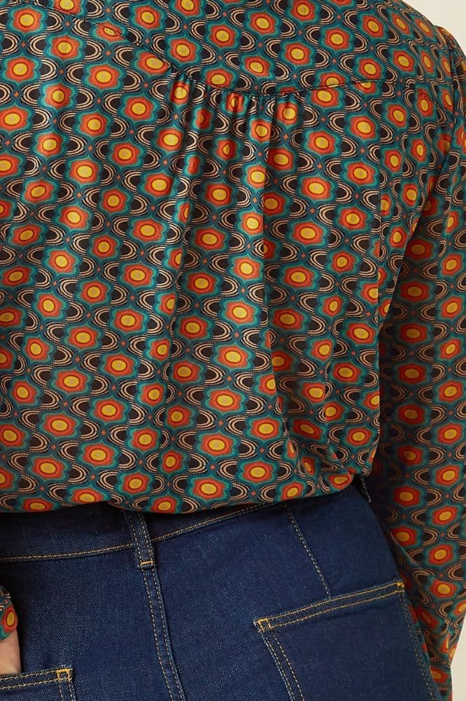 King Louie Carina Blouse Duper Mesh Multi Color - La Vie en Rose Damesmode