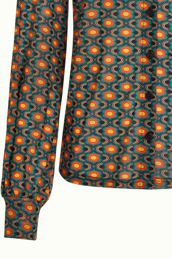 King Louie Carina Blouse Duper Mesh Multi Color - La Vie en Rose Damesmode