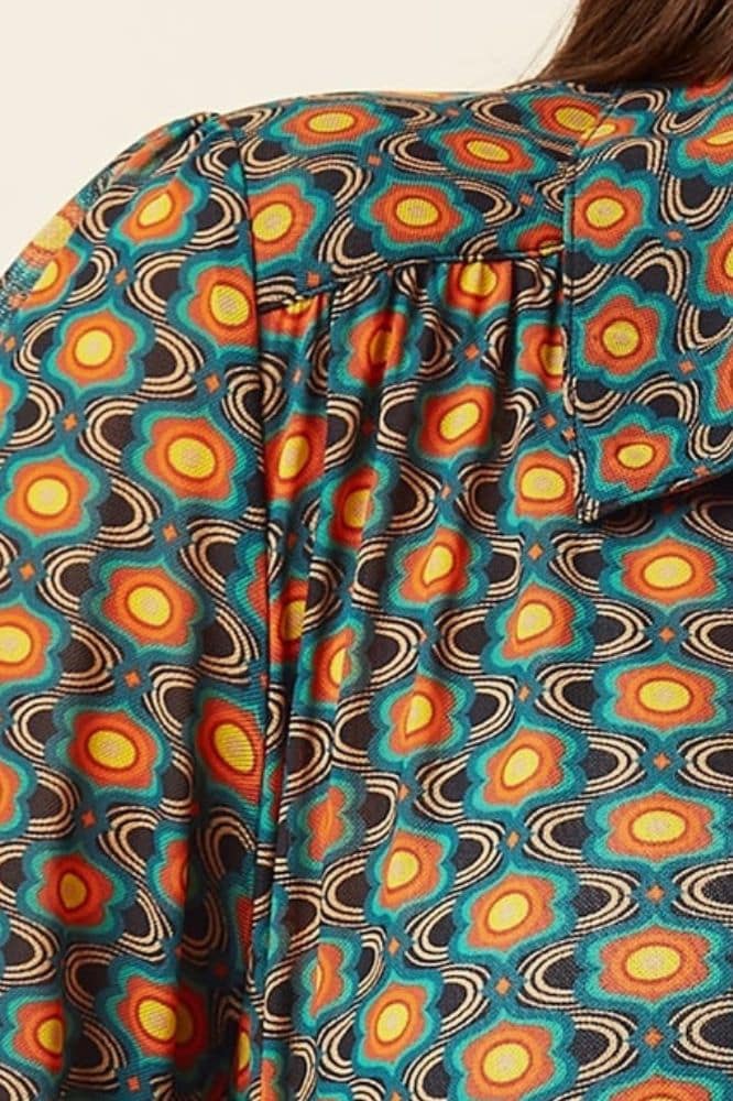 King Louie Carina Blouse Duper Mesh Multi Color - La Vie en Rose Damesmode