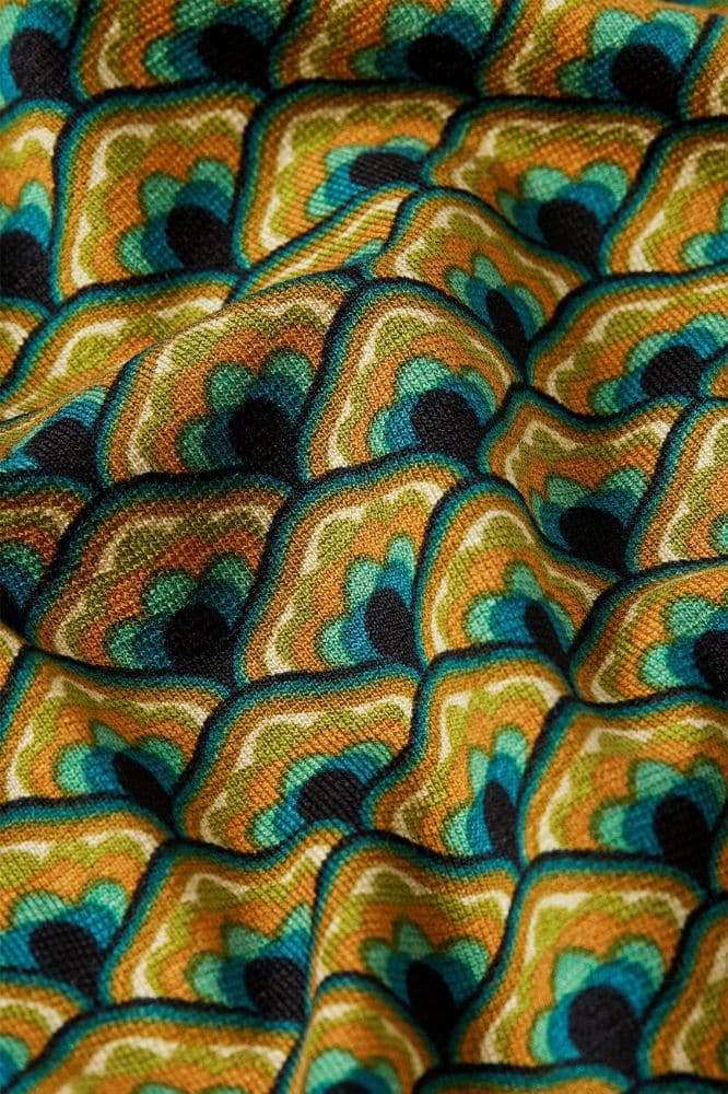 King Louie Carina Blouse Frio Spruced Green - La Vie en Rose Damesmode (1)