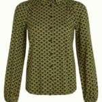 King Louie Carina Blouse Frio Spruced Green - La Vie en Rose Damesmode (1)